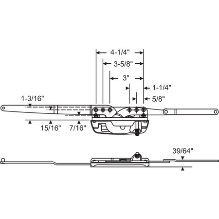 Strybuc Dual Arm Casement Operator 36-368EN
